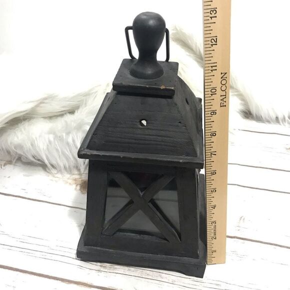 Home Decor Watch Tower Candle Holder Lantern Black - Picture 10 of 11